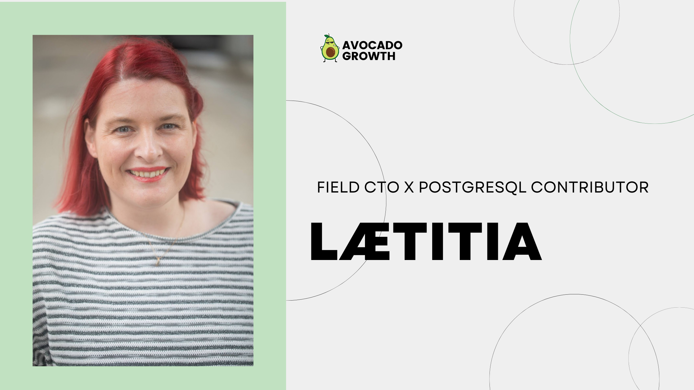Cover Image for Portrait of Laetitia, Field CTO and Recognized PostgreSQL Contributor